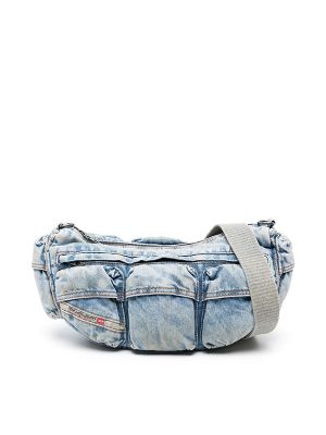 Diesel Re-Edition Travel 3000 Denim Shoulder Bag