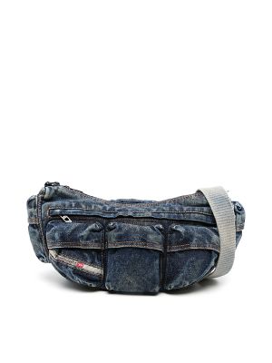 Diesel Re-Edition Travel 3000 Denim Shoulder Bag