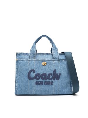 Coach Cargo denim tote bag