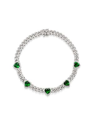 Nialaya Crystal-Embellished Choker-Chain Necklace