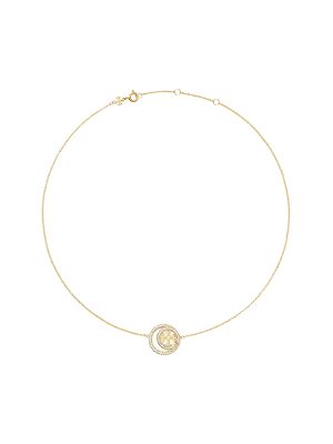 Tory Burch Miller Double Ring pendant necklace