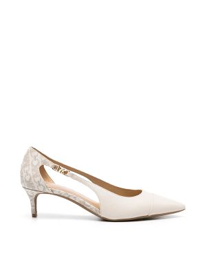 Michael Michael Kors Monogram-Print Cut-Out Pumps