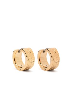 Tory Burch small T Monogram hoop earrings