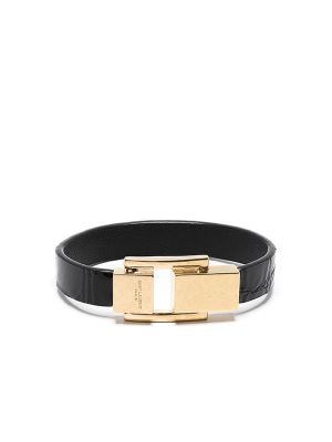 Saint Laurent Le Carré leather bracelet