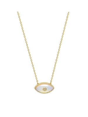 Nialaya Eye Moonstone-Pendant Necklace