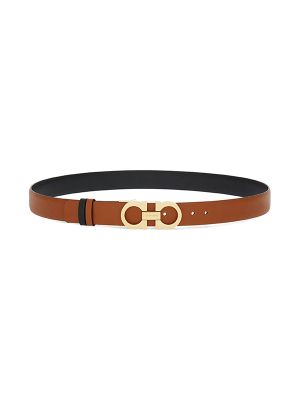 Ferragamo Reversible Gancini Leather Belt