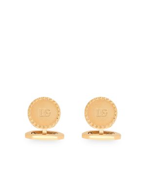 Dolce & Gabbana Engraved-Logo Cufflink