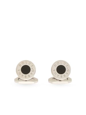 Dolce & Gabbana Logo-Engraved Cufflinks