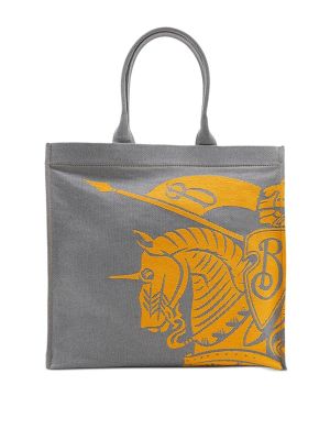 Burberry EKD Canvas Tote Bag