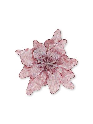 Alaia Sequin Embellished Flower Brooch