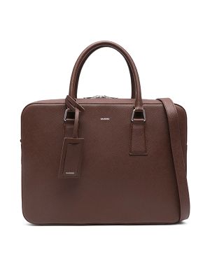 Sandro Logo-Print Briefcase