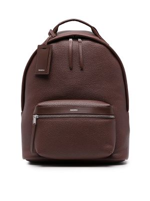 Sandro Coated-Finish Zipped Backpack