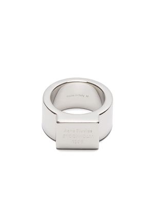 Acne Studios Logo Engraved Signet Ring