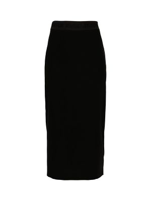 Versace Jeans Couture Logo-Waistband Midi Skirt