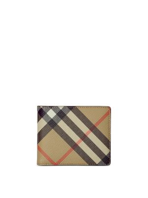 Burberry Check-Print Bi-Fold Wallet