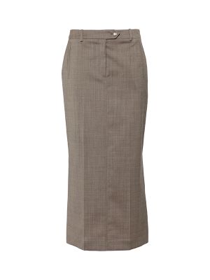 Boss Tailored Virgin Wool Pencil Skirt
