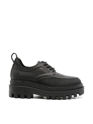 Calvin Klein Jeans Flatform Leather Derby Shoes