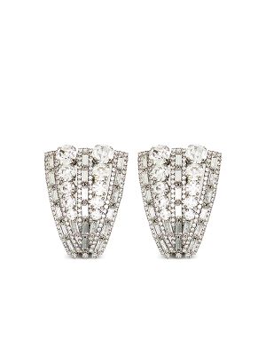 Crystal Brass ClipOn Earrings