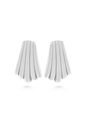 Nialaya Calico Shell Earrings