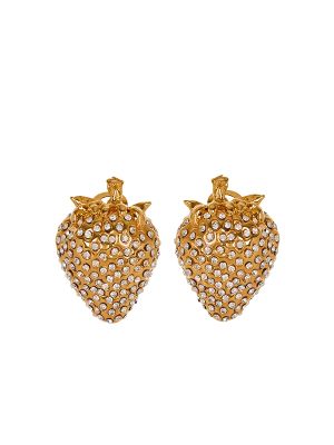 Balmain Strawberry Rhinestone Earrings