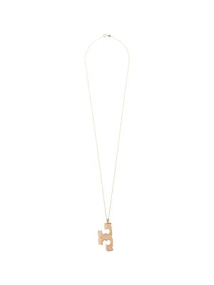 Tory Burch logo pendant necklace