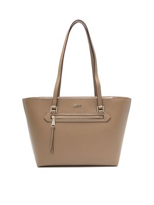 DKNY Logo-Lettering Tote Bag