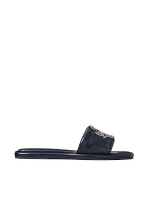 Tory Burch Double T Deco Sport Slides