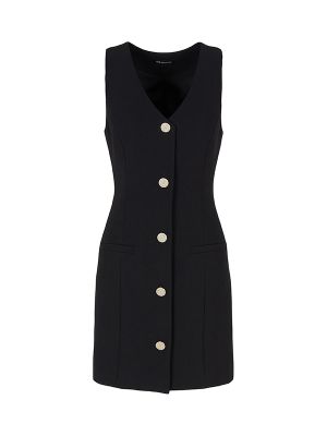 Armani Exchange Button-Up Sleeveless Dress