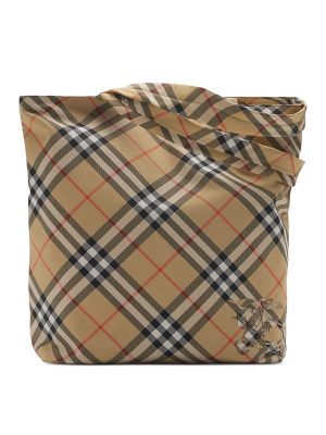 Burberry Check Tote Bag