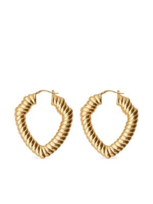 Burberry Large Shield Earrings