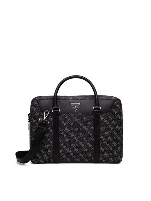 GUESS USA Logo-Plaque Laptop Bag