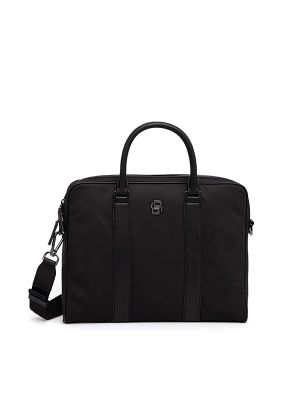 Boss Logo-Plaque Laptop Bag