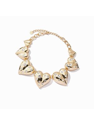 Carolina Herrera Molded Heart Necklace