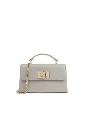 Furla Logo-Buckle Chain-Link Tote Bag