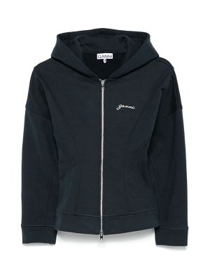 Ganni Embroidered-Logo Jacket