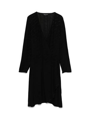 Armani Exchange Logo-Jacquard Mini Dress