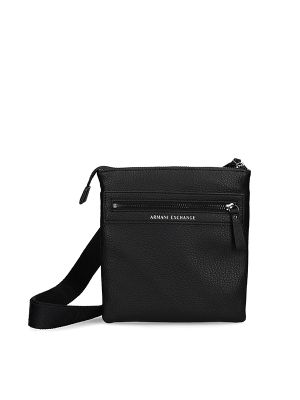 Armani Exchange Faux-Leather Messenger Bag