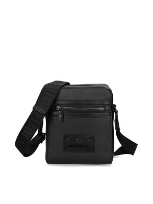 Just Cavalli Logo-Plaque Messenger Bag