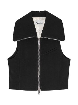 Ganni Sleeveless Zipped Vest
