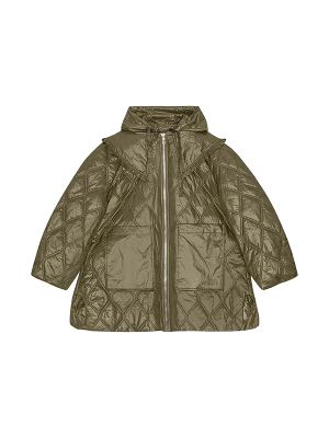Ganni Quilted Zipped Puffer Jacket