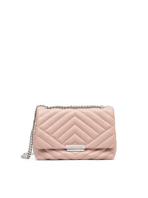 Armani Exchange Logo-Plaque Quilted Shoulder Bag