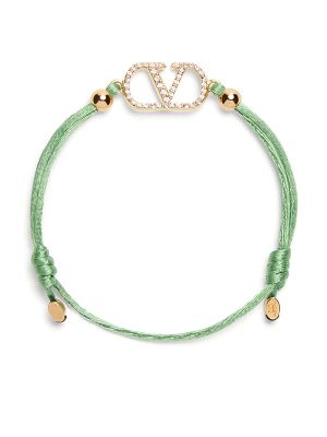 Valentino Garavani Vlogo Signature Crystal-Embellished Bracelet