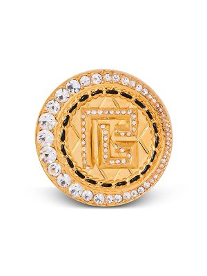 Balmain Rhinestone Embellished Brooch