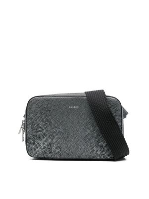 Sandro Logo-Debossed Messenger Bag