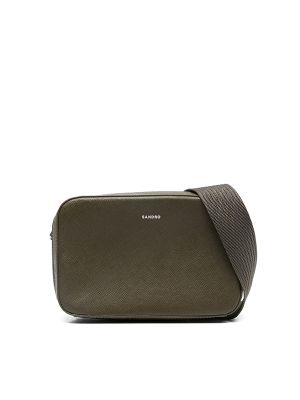 Sandro Logo-Debossed Messenger Bag