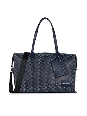 Karl Lagerfeld Logo Patch Luggage Bag