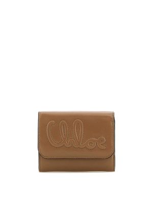 Chloe Leather Tri-Fold Wallet