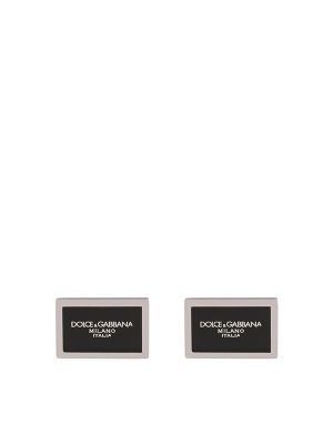 Dolce & Gabbana Logo-Plaque Cufflinks