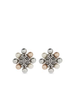 Tory Burch crystal embellished earrings