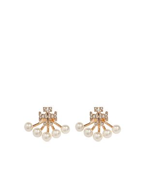 Tory Burch Kira pearl front back earrings